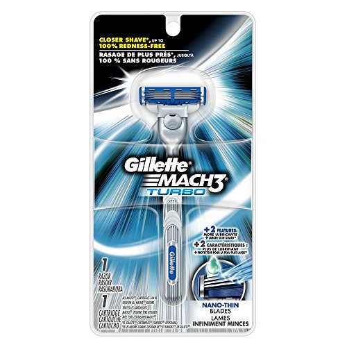 Gillette Mach3 Turbo Men s Razor with 1 Mach3 Turbo Men s Razor Refill