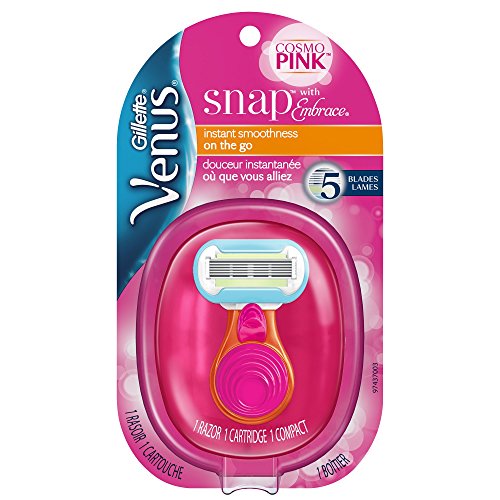 Gillette Venus Mini Extra Smooth Razors for Women, with 1 Venus Mini Razor, 1 Razor Blade Refill, 1 Travel Case