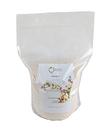 20 Pounds Organic Dolomite Lime Plus Magnesium and Calcium "Greenway Biotech, Inc. Brand"