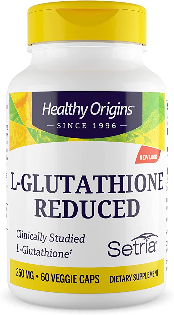Healthy Origins L-Glutathione, 250MG - 60 Caps