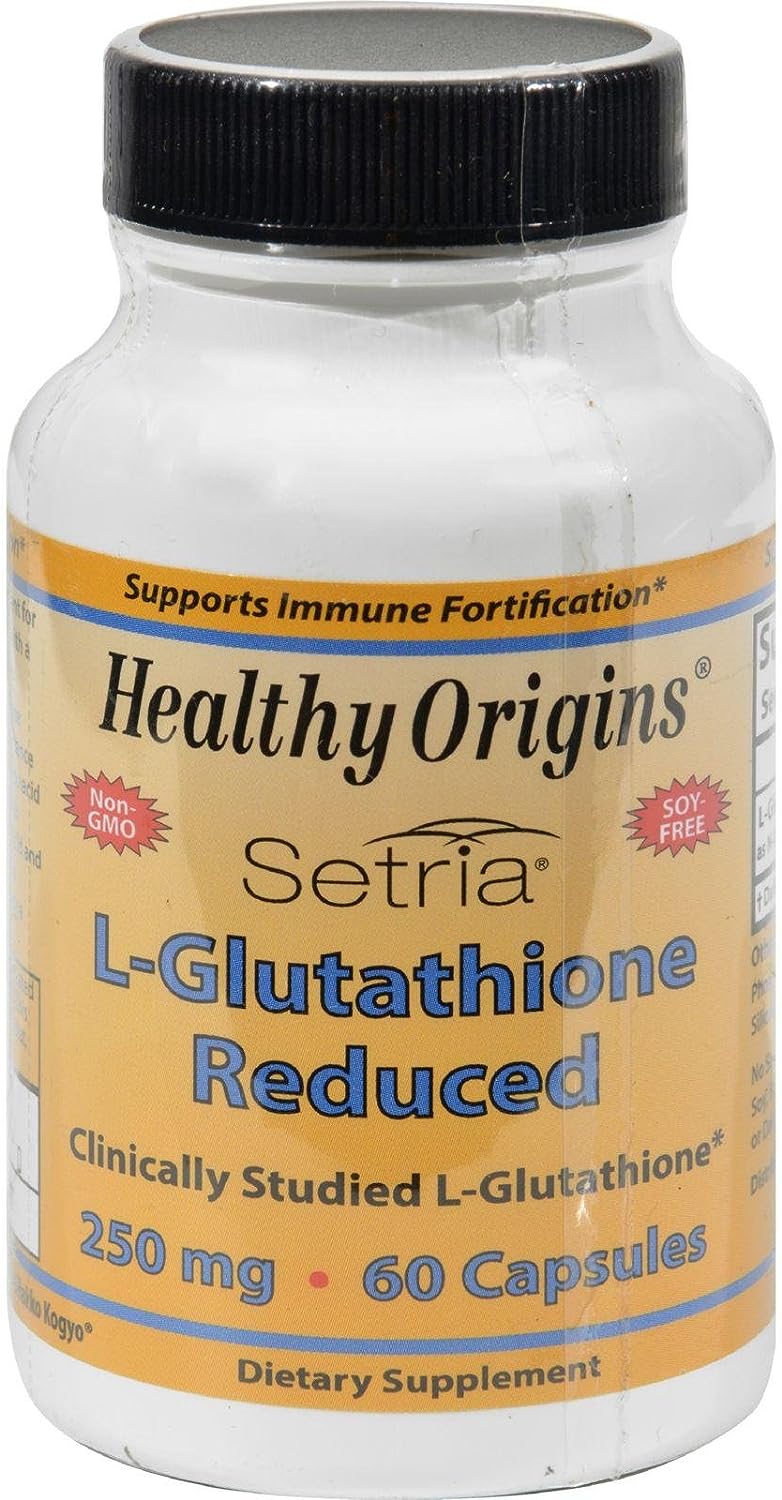 Healthy Origins L-Glutathione Reduced - 250 mg - 60 Capsules