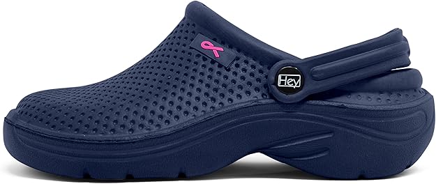 Hey Medical Uniforms Womens Lightweight Navy EVA Clogs, 10 M US