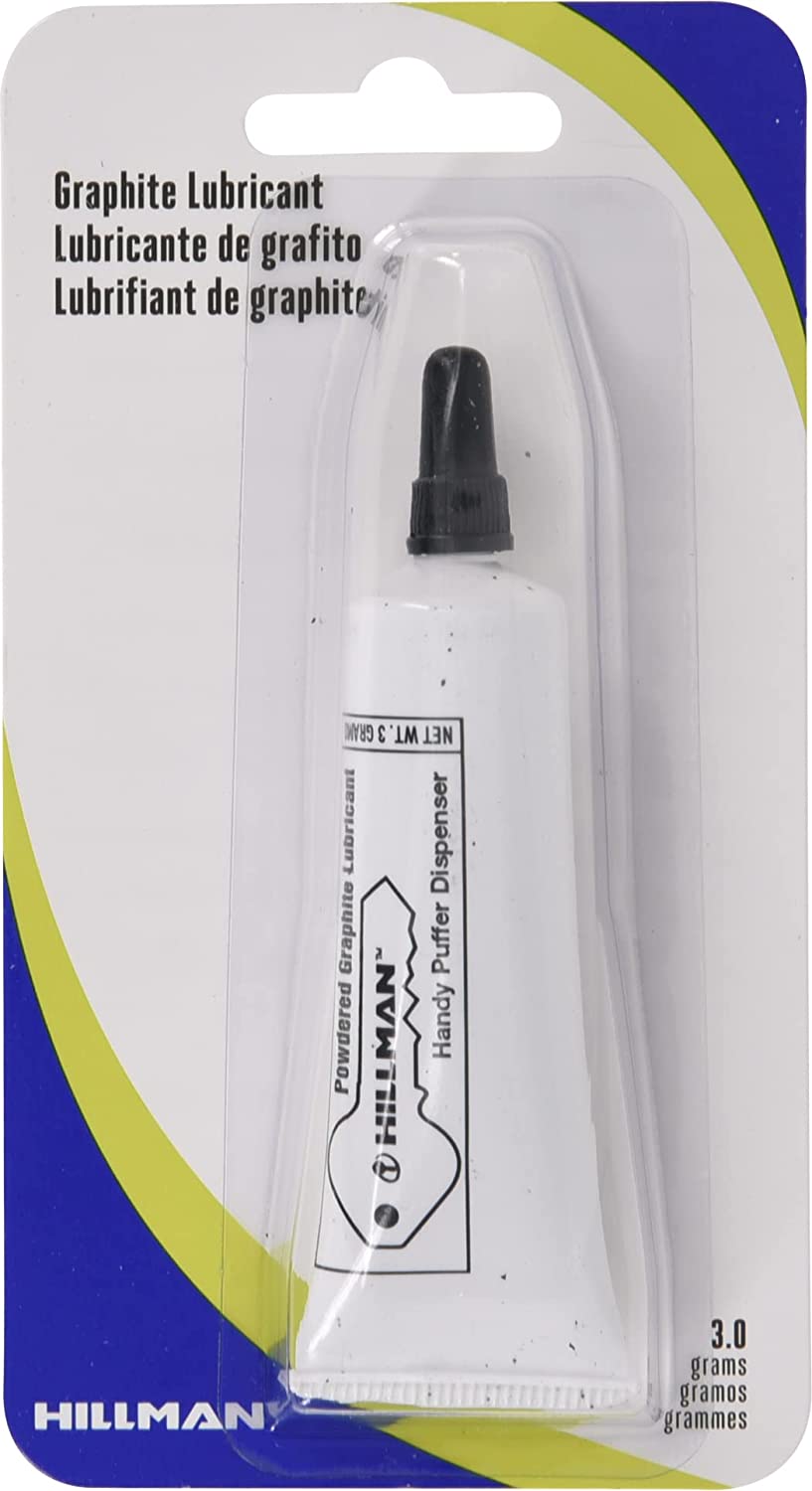 Hillman Graphite Lock & Door Lubrication Tube 3G, White -0.1Oz (3g)