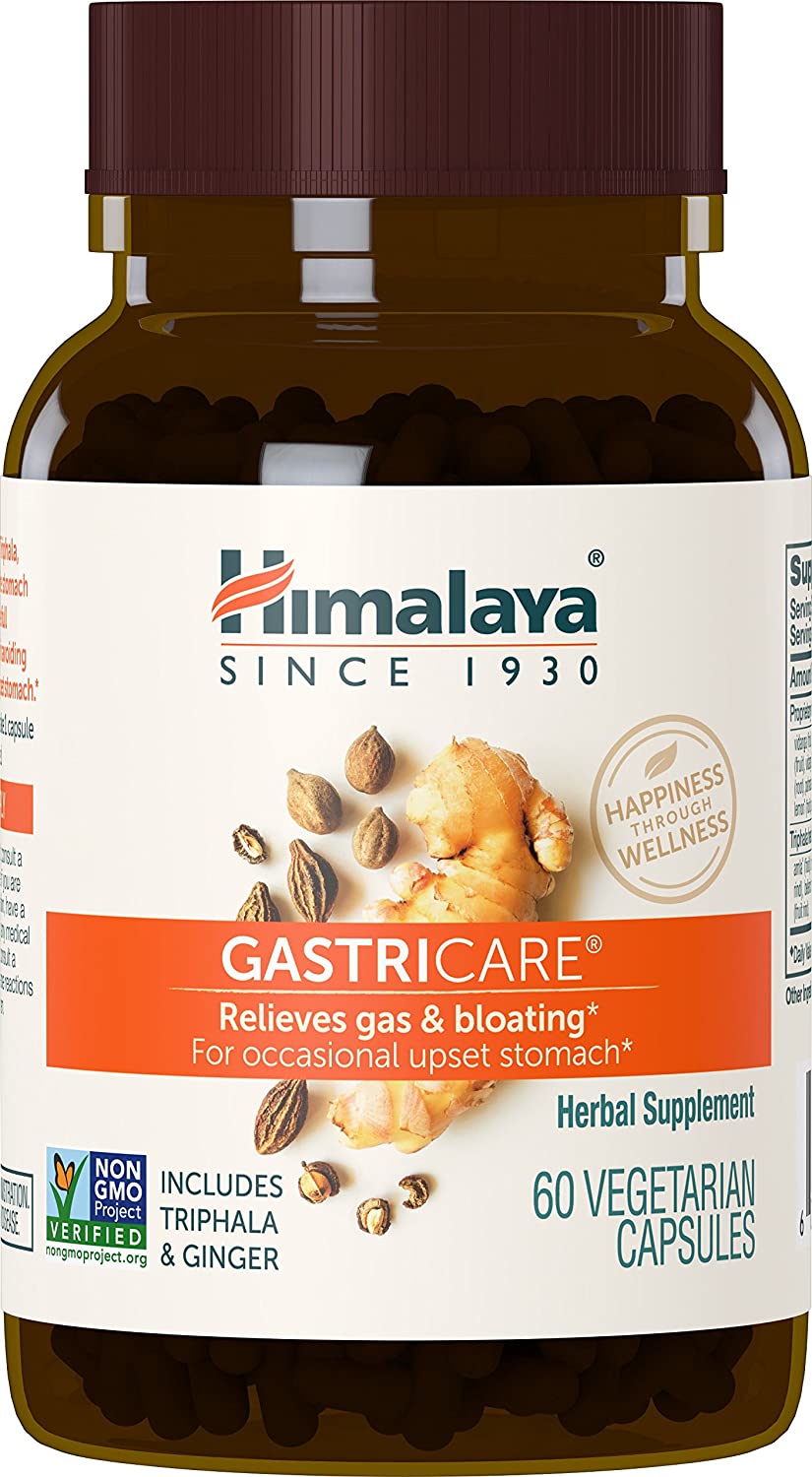 Himalaya GastriCare 60 VCaps for Digestive Well-Being 280mg