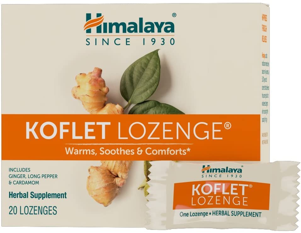 Himalaya Herbal Healthcare Koflet, Bronchial Comfort, 20 lozenges - 130 mg