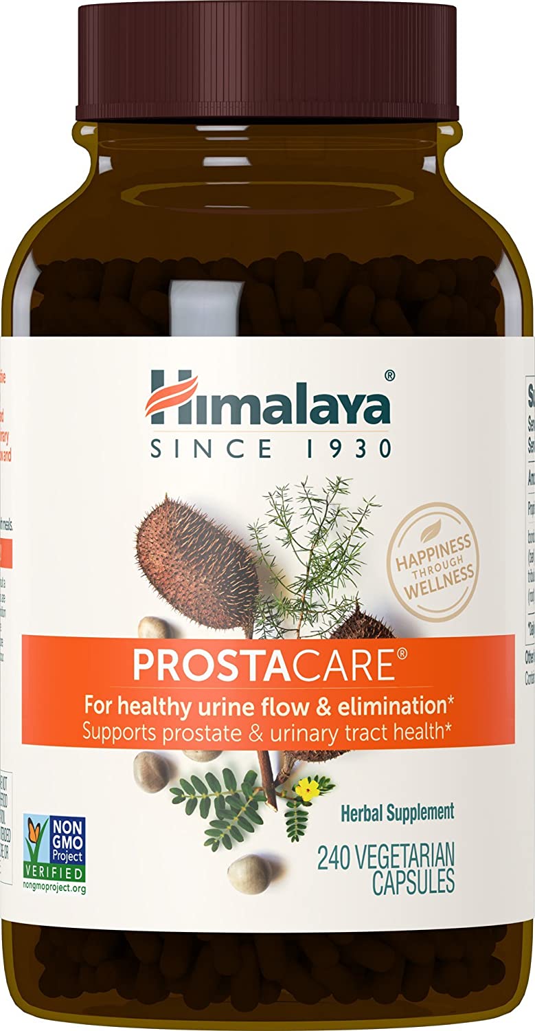 Himalaya ProstaCare, Prostate Healthy Urine Flow and Urinary Tract Health Supplements for Men 590 mg, 240 Capsules