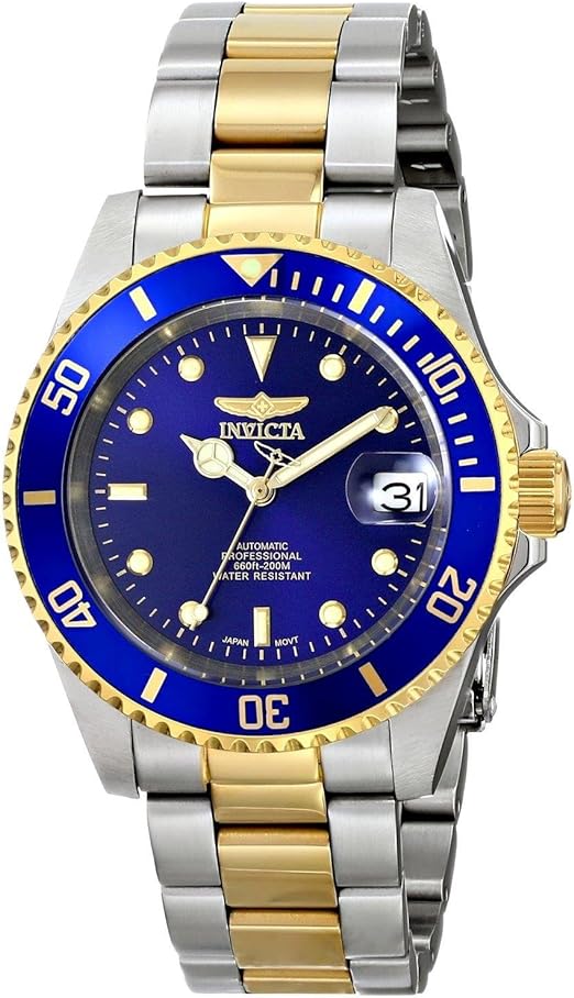 Invicta Men's 8928OB Pro Diver Gold Stainless Steel Two-Tone Automatic Watch