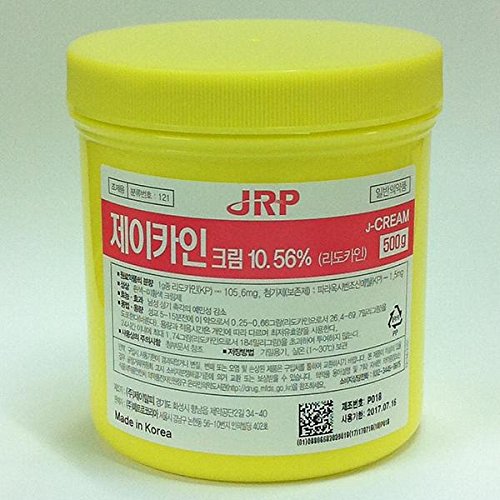 J-Cain Cream (Lidocaine) 10.56% by SiestaTime® - 17 Oz (500g)