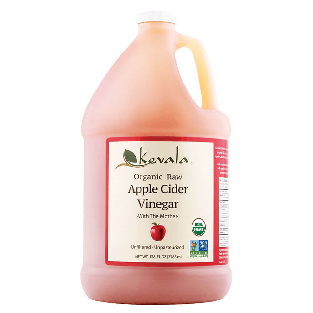 Kevala Organic Apple Cider Vinegar 128 Fluid Ounce, 1 Gallon