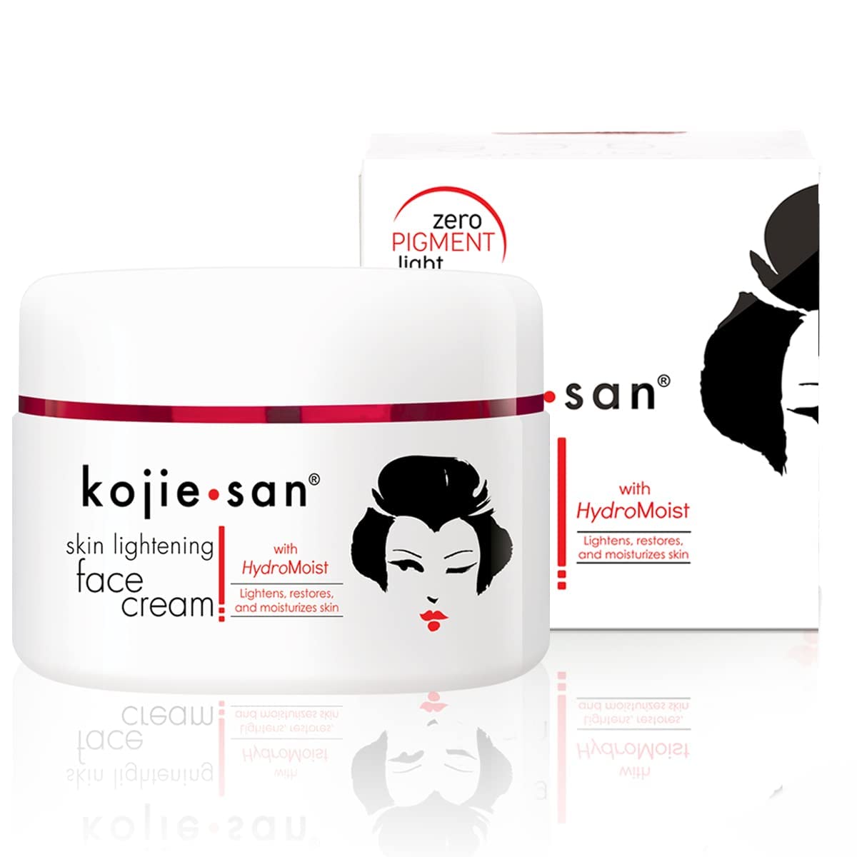 Kojie San Kojic Acid Face Brightening Cream, Facial Moisturizer with Rose Hips & Vitamin E for Dark Spots and Scars - 30g