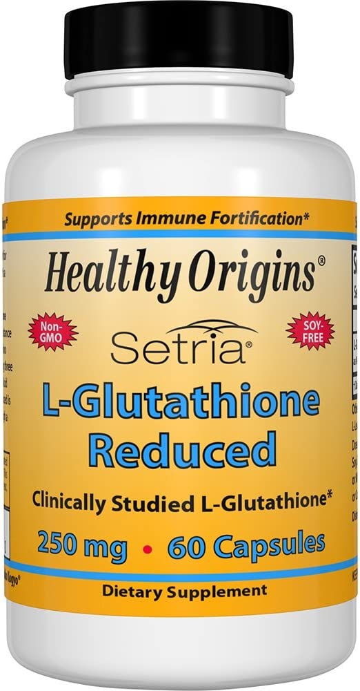 L-Glutathione Reduced 250 mg (Setria) Healthy Origins - 60 Caps
