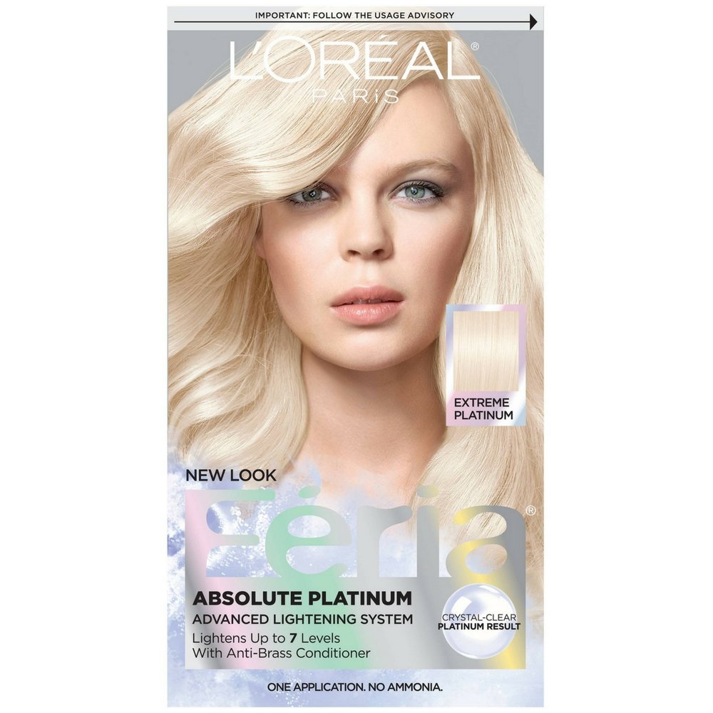 L Oreal Paris Feria Absolute Platinums Hair Color, Extreme Platinum (Packaging May Vary)