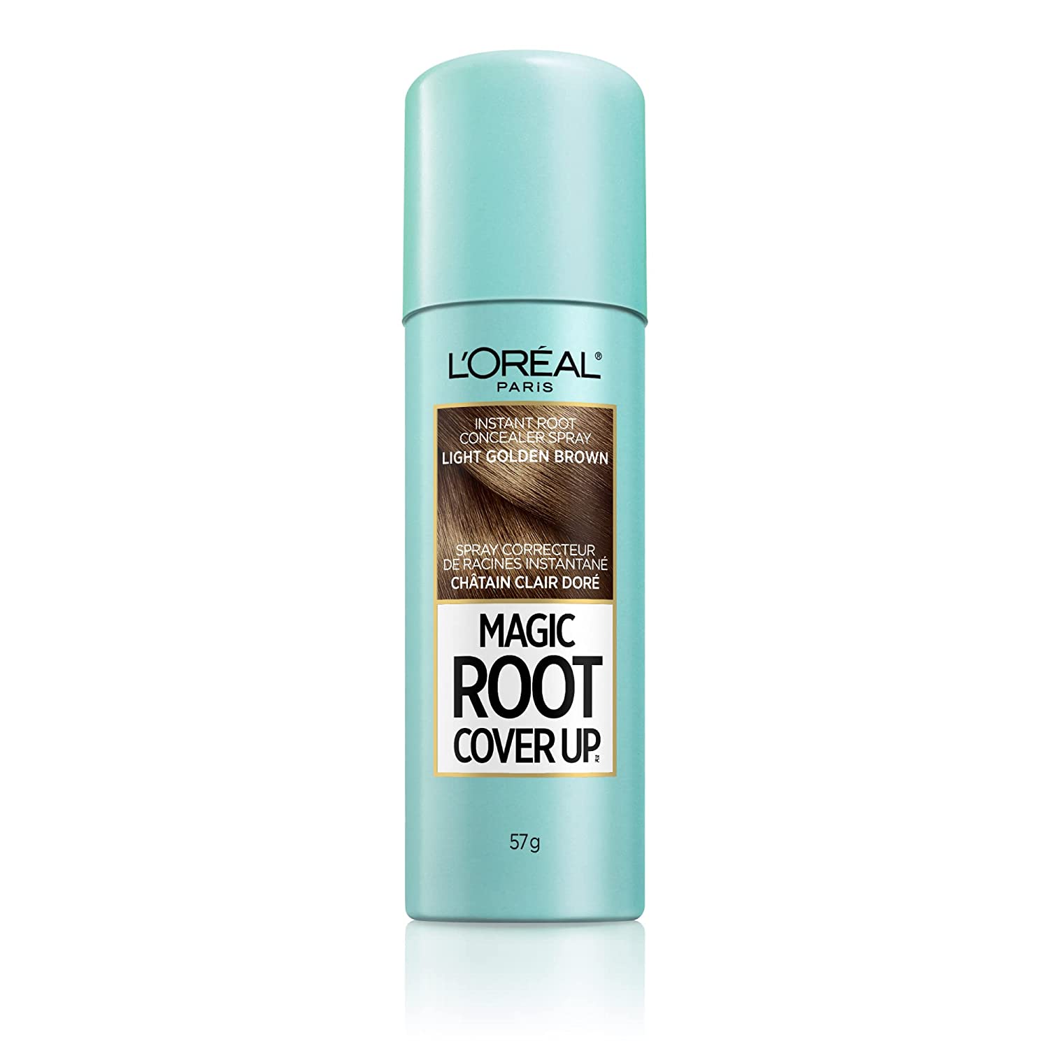 L'Oreal Paris Magic Root Cover Up Gray Concealer Spray Light Golden Brown - 2 Oz (57g)