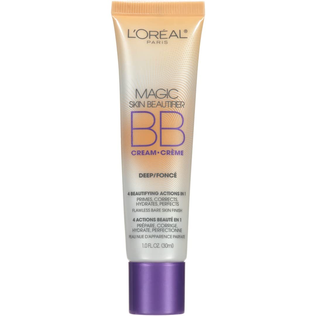L'Oreal Paris Magic Skin Beautifier BB Cream, Deep - 1 Fl.Oz (30ml)