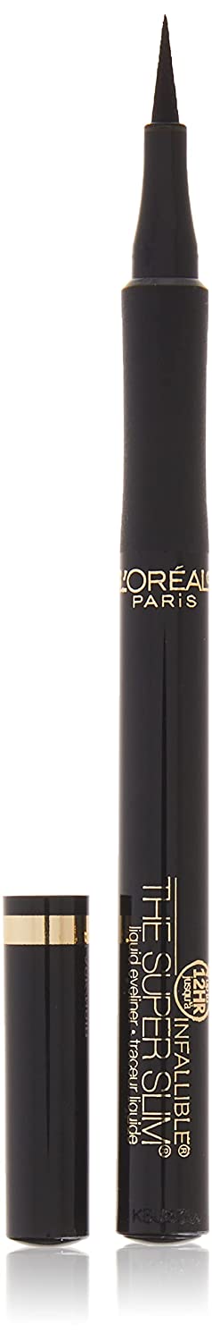L'Oreal Paris Makeup Infallible Super Slim Long-Lasting Liquid Ultra-Fine Felt Tip Eyeliner