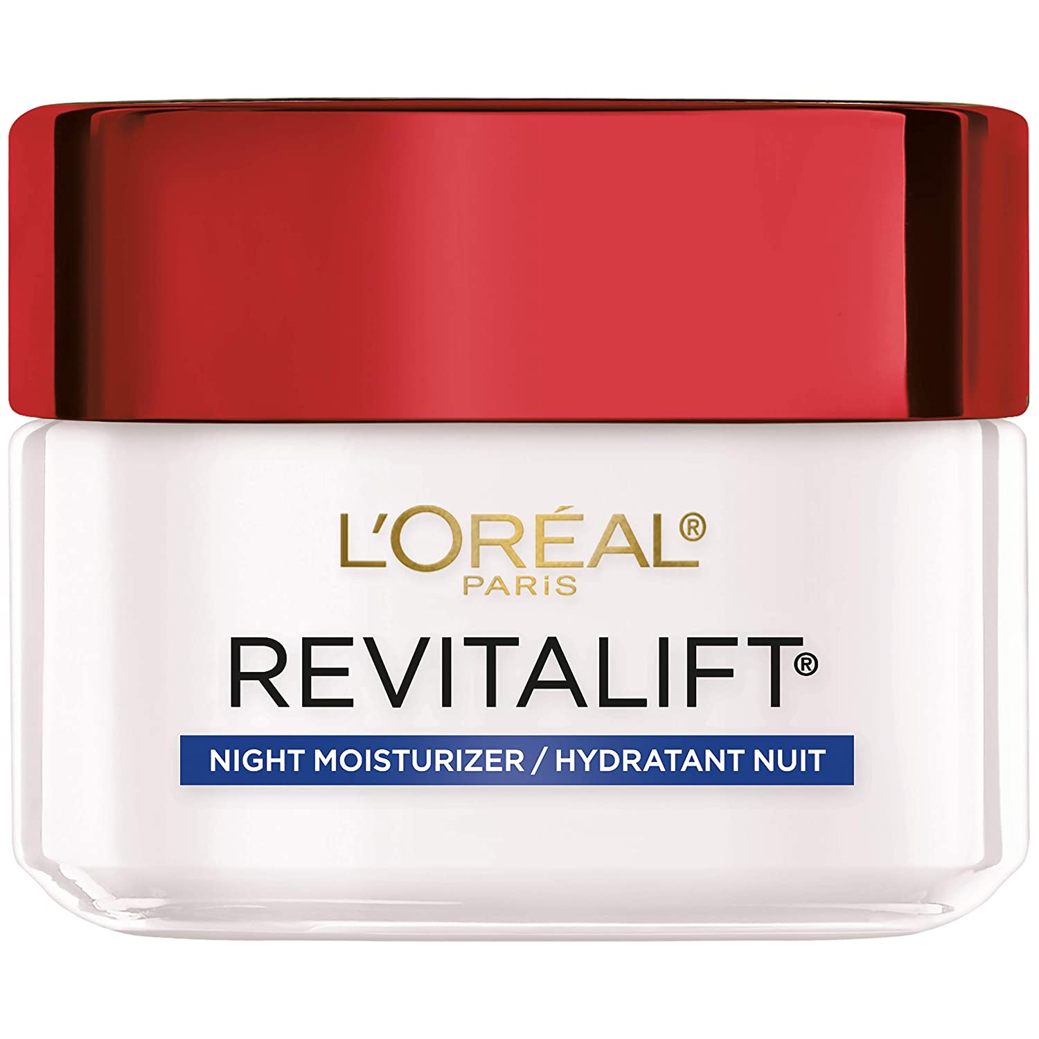 L'Oreal Paris Skincare Revitalift Anti-Aging Night Moisturizer Cream with Pro-Retinol and Centella Asiatica - 1.7 oz (50g)