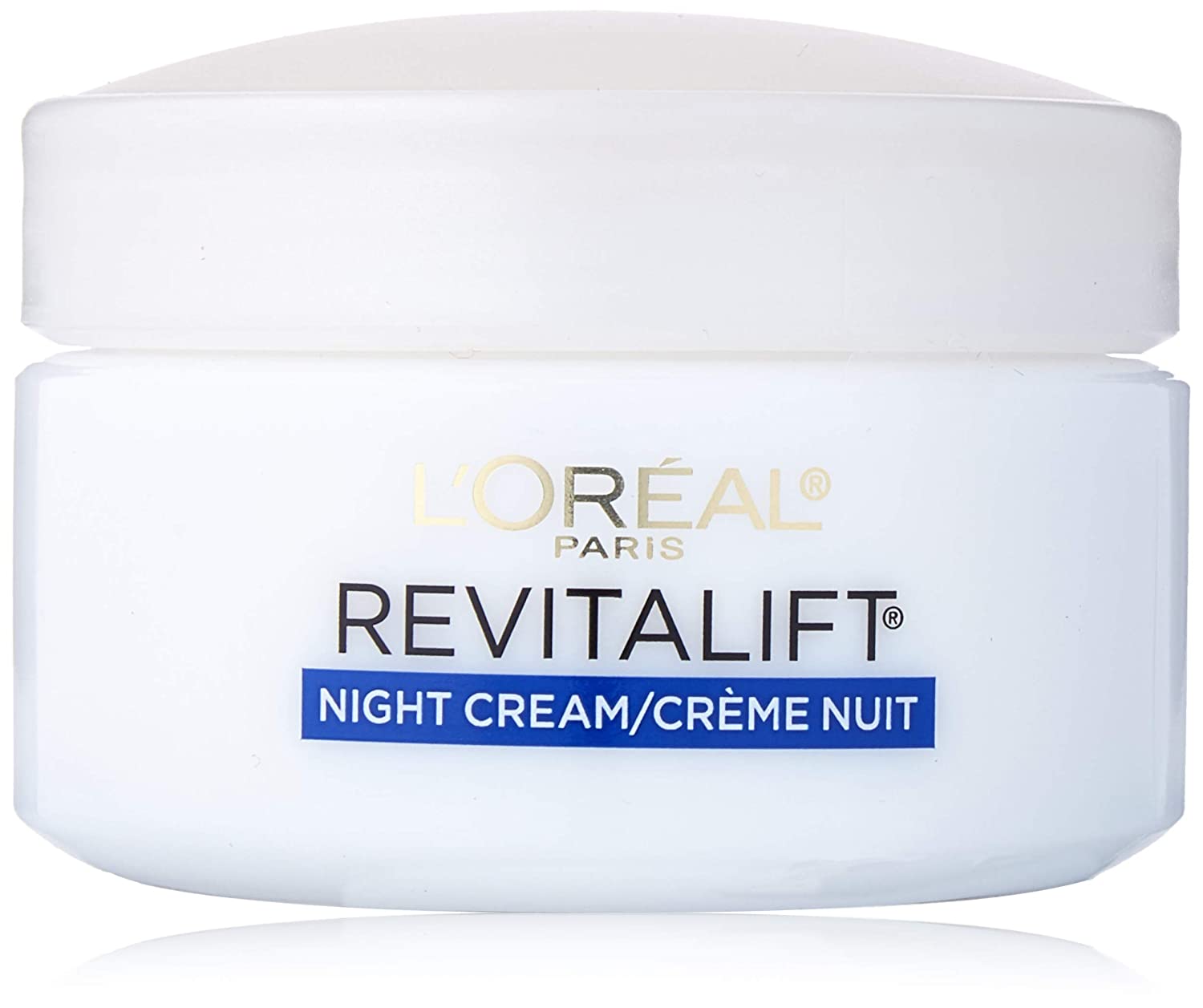 L'Oreal Paris, RevitaLift Anti-Wrinkle + Firming Night Cream Moisturizer, Pack of 6 - 1.7 oz (50g)