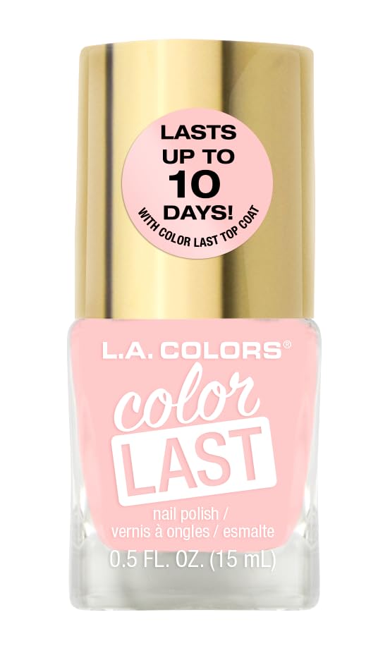 L.A. COLORS Color Last Nail Polish Memoir - Long-Wearing Cruelty-Free (0.5oz)