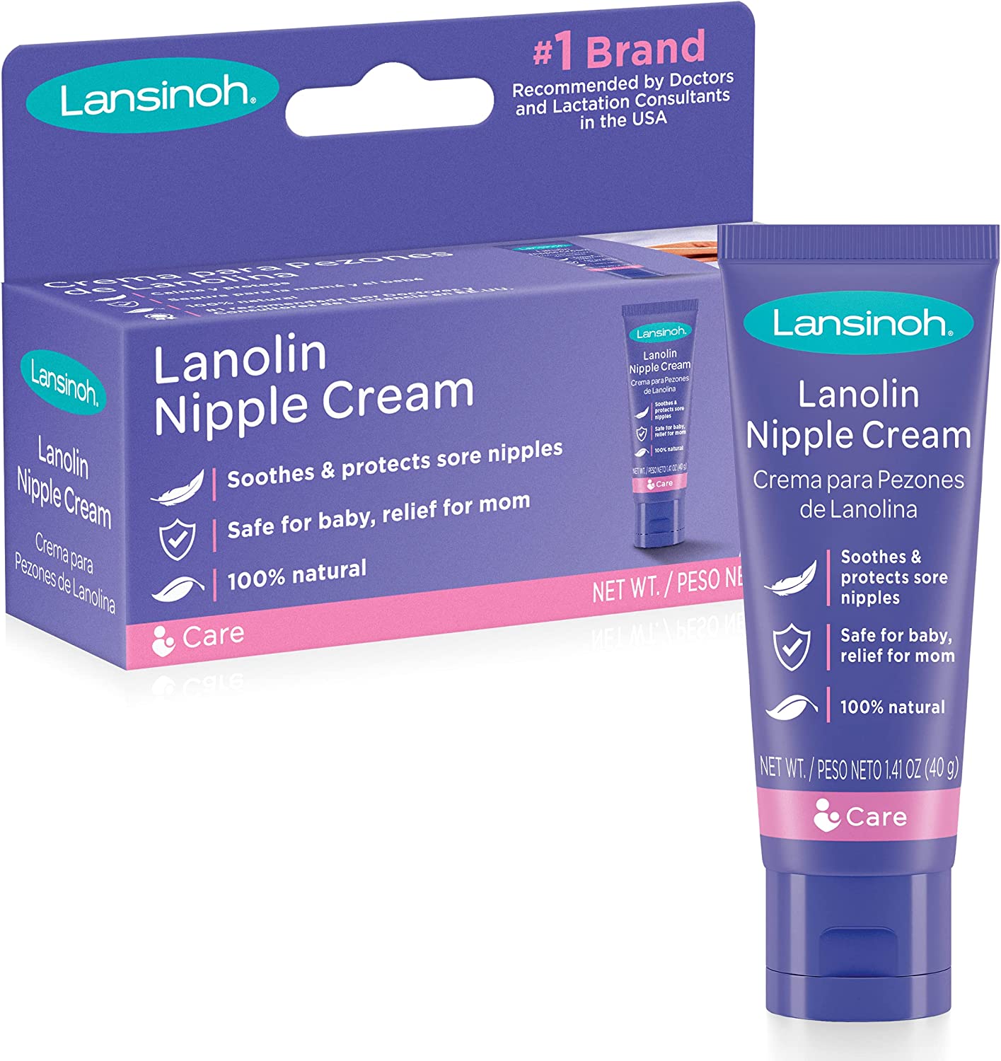 Lansinoh Breast Feeding Salve - HPA Lanolin - Nipple Cream - 1.41 oz (40g)