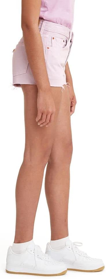 Levi's Women's 501 Original Shorts - Washed Lilac - Natural