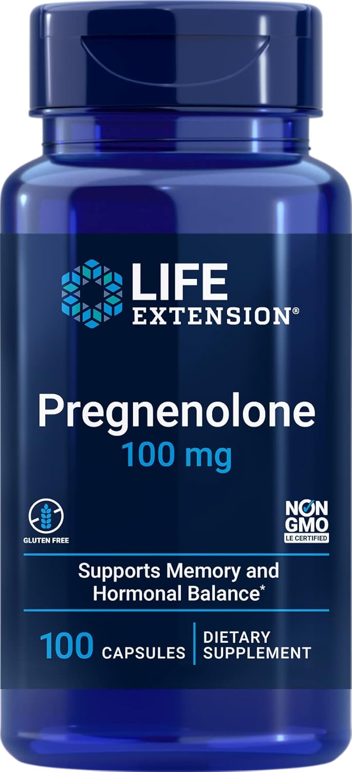 Life Extension Pregnenolone 100 Mg - 100 Caps