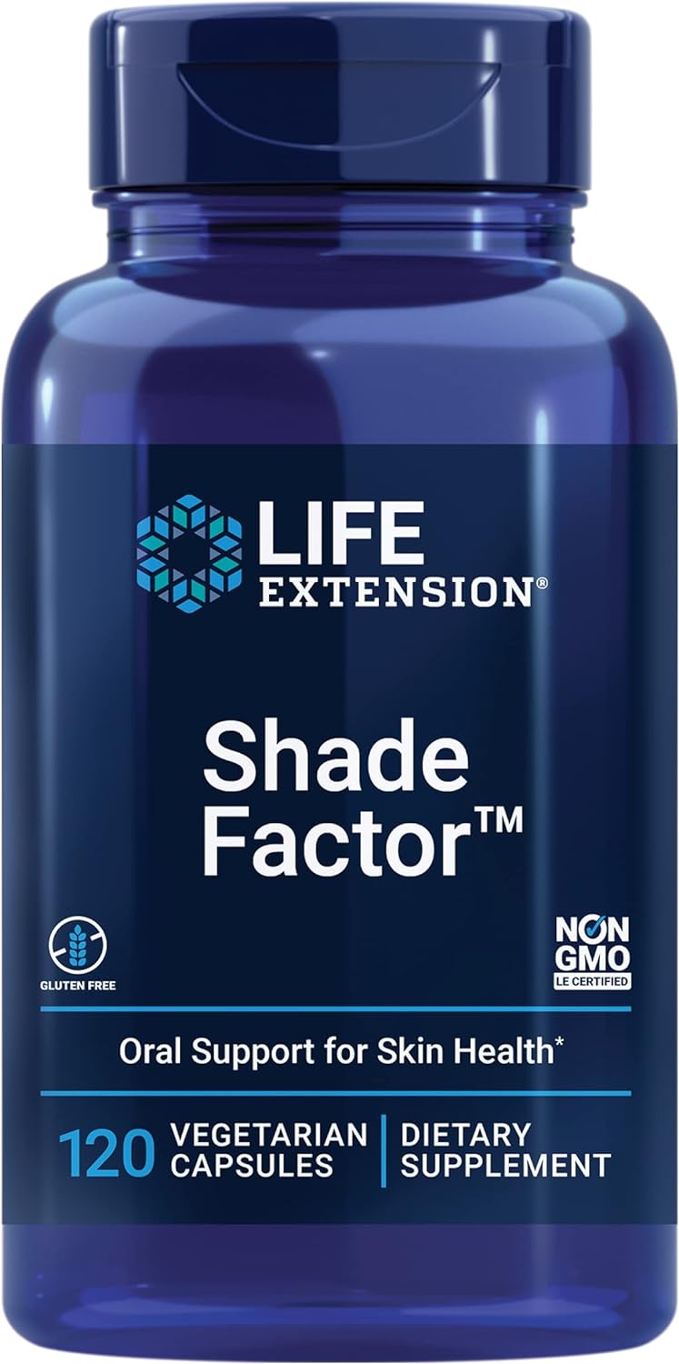 Life Extension Shade Factor for Skin Health - 120 VCapsules