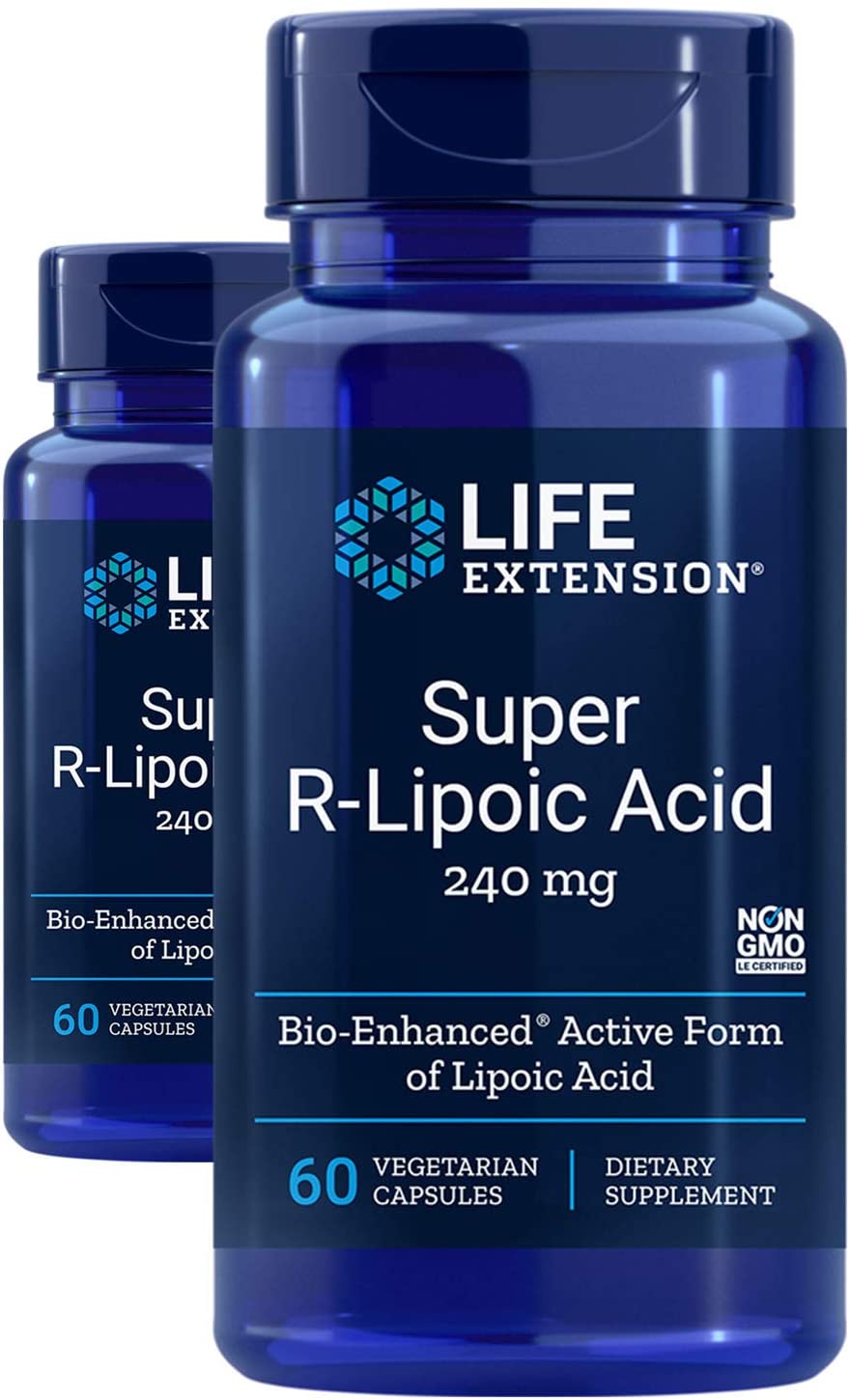 Life Extension Super R-Lipoic Acid 240mg - 60 VCaps