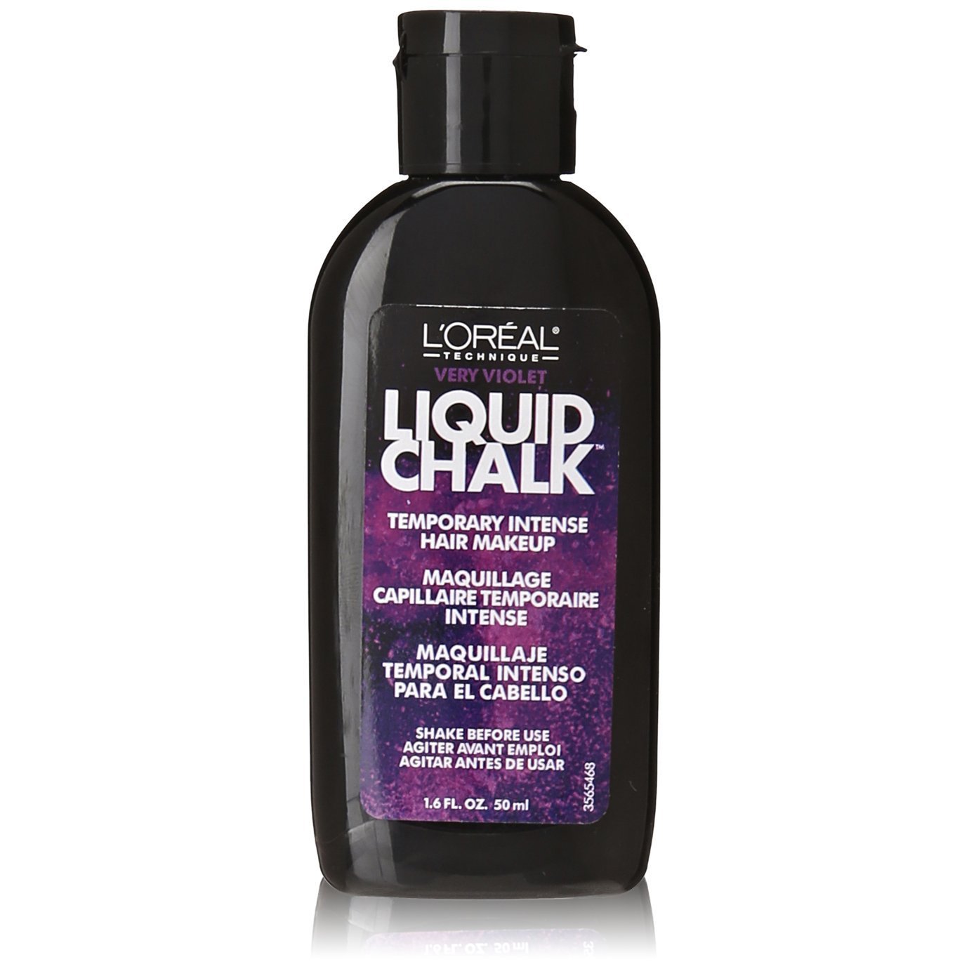 Loreal Liquid Chalk Hair Makeup - Very Violet , Pack of 2 - 1.6 Fl Oz (50ml)