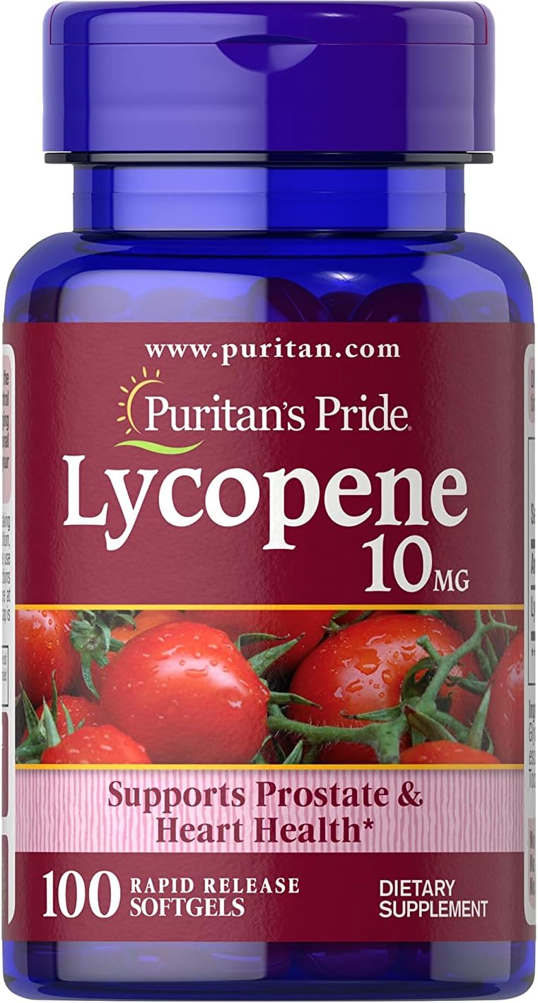 Puritan's Pride Lycopene 10mg - Prostate & Heart Health (100 Softgels) Amazon Pakistan Import