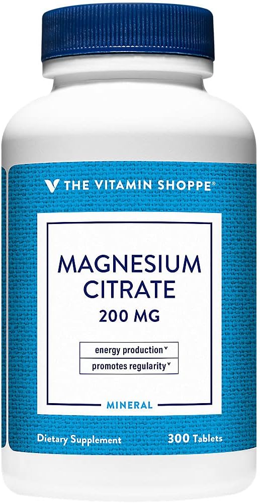 the Vitamin Shoppe Magnesium Citrate 300 Tablets