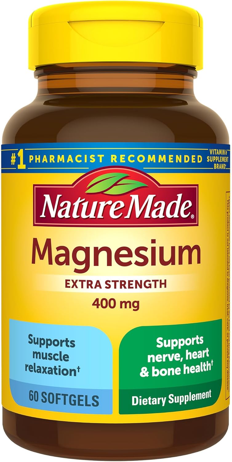 Nature Made High Potency Magnesium 400 Mg, 60-Count