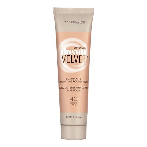 Maybelline Dream Velvet Soft-Matte Hydrating Foundation, Nude, 1 fl. oz.