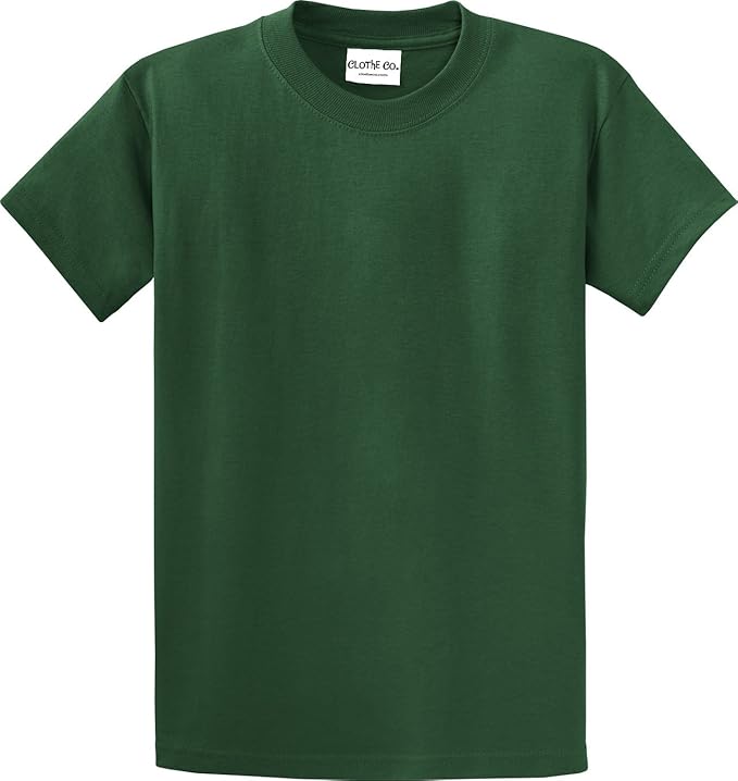 Clothe Co. Men's Heavyweight 6.1-Ounce Cotton T-Shirts - 100% Premium Cotton Plain Tees in 40+ Colors - Available in Regular, Big & Tall Sizes (S-6XL) - Imported Quality