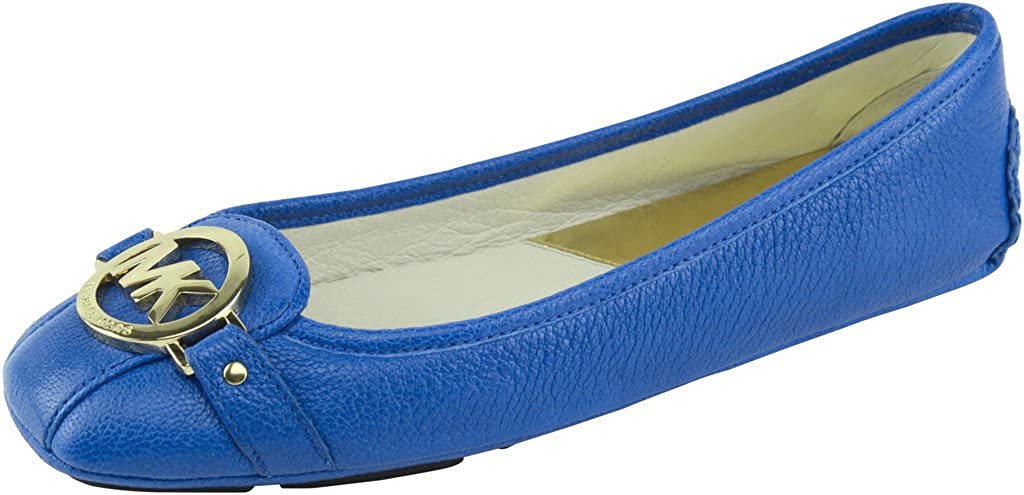 Michael Kors Women's Lillie Leather Slip On Driving Moccasins, Chambray, Size 5.5