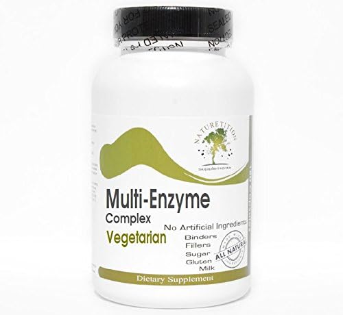 Naturetition Multi-Enzyme Complex Vegetarian Capsules – Digestive Support & Gut Health Formula