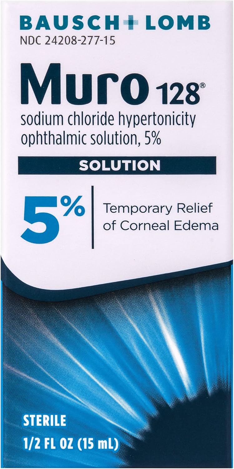 Restore Clarity: Muro 128 5% Sterile Eye Drops & Solution