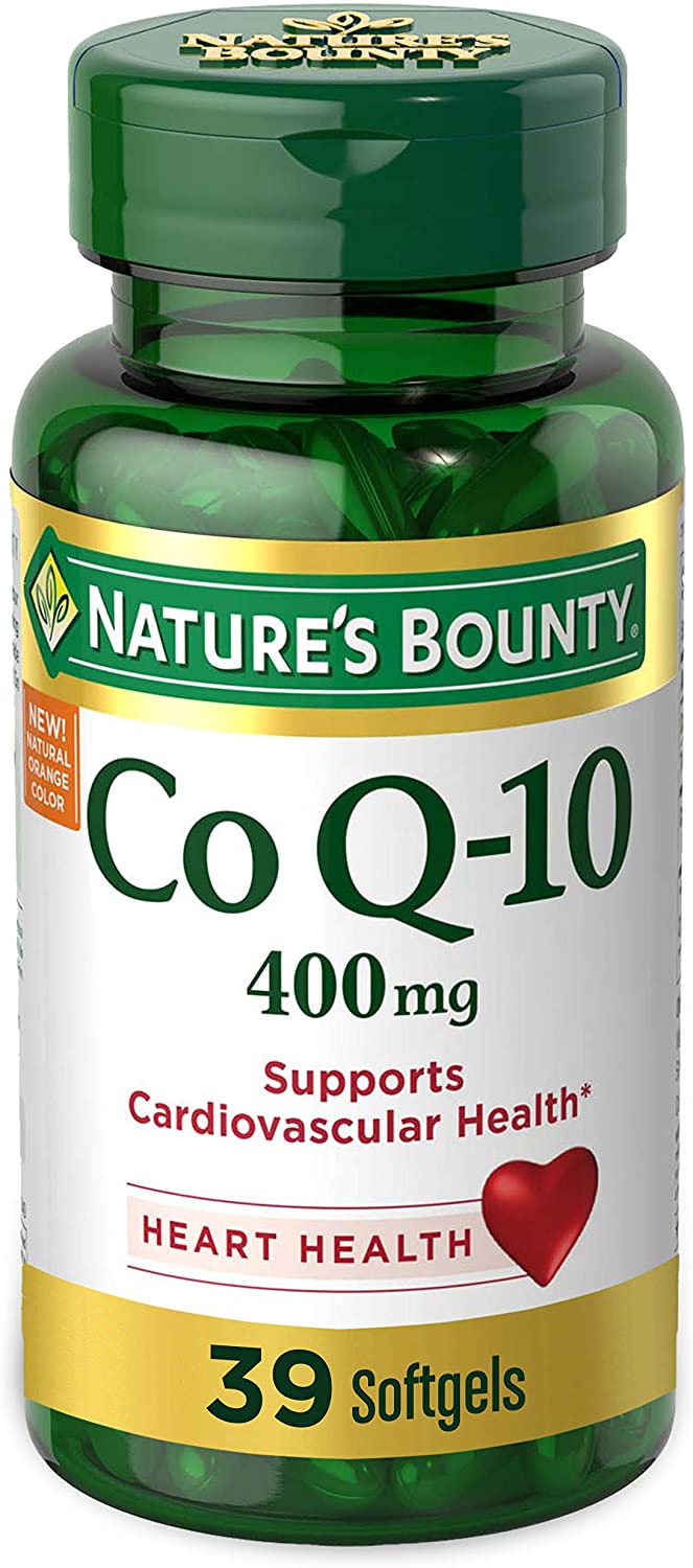 Nature's Bounty CoQ10, Dietary Supplement, Supports Heart Health, 400mg - 39 Softgels