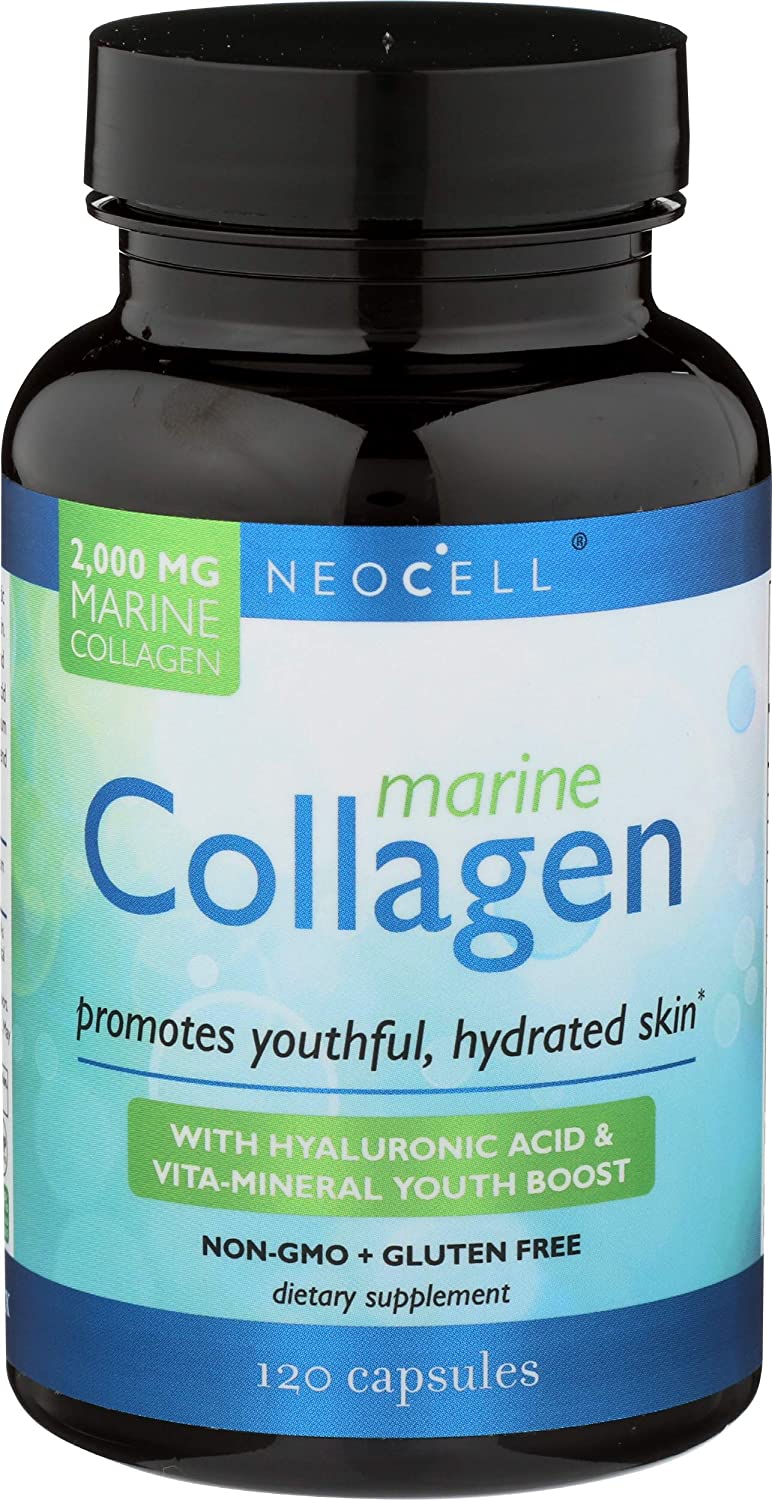 Neocell Marine Collagen With Hyaluronic Acid & Vita-Mineral Youth Boost - 120 Caps