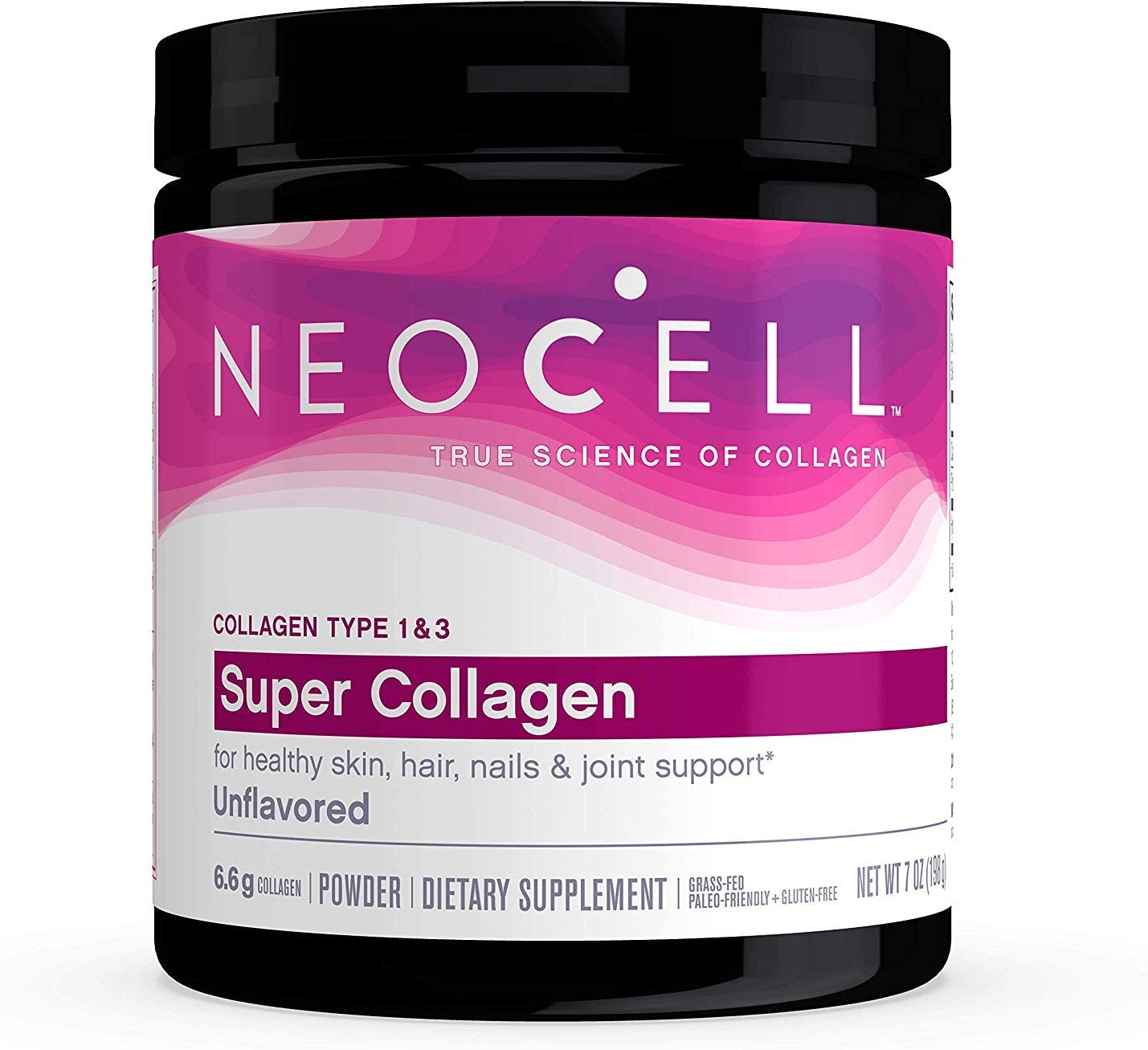 Neocell Super Powder Collagen, Type 1 and 3, (2 Pack) - 7 Ounce (198g)