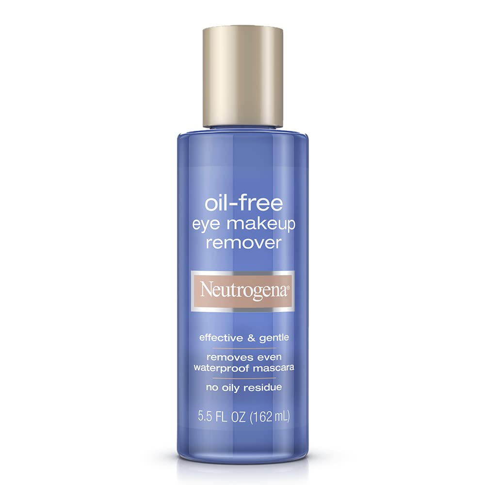 Neutrogena Oil-Free Eye Makeup Remover, 5.5 Fl. Oz (162ml)