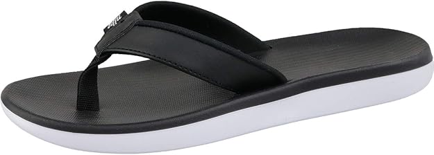 Nike Women's Bella Kai Flip Flops - Black/White | Dual-Density Foam & Herringbone Traction | Imported via Amazon Pakistan