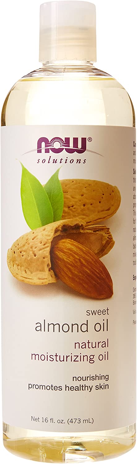 Now Foods Almond Oil (Pack of 3) - 16 Fl Oz (473ml)