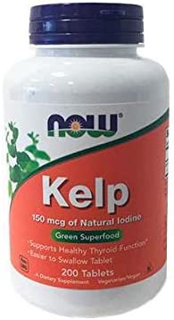 Now Foods Kelp, 150mcg of Natural Iodine - 200 Tablets