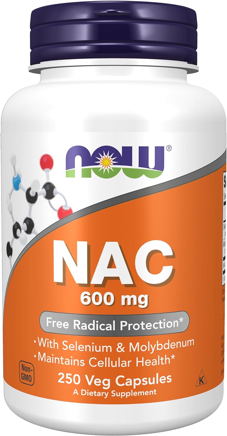 NOW Foods Nac-Acetyl Cysteine 600mg, 250 Vcaps