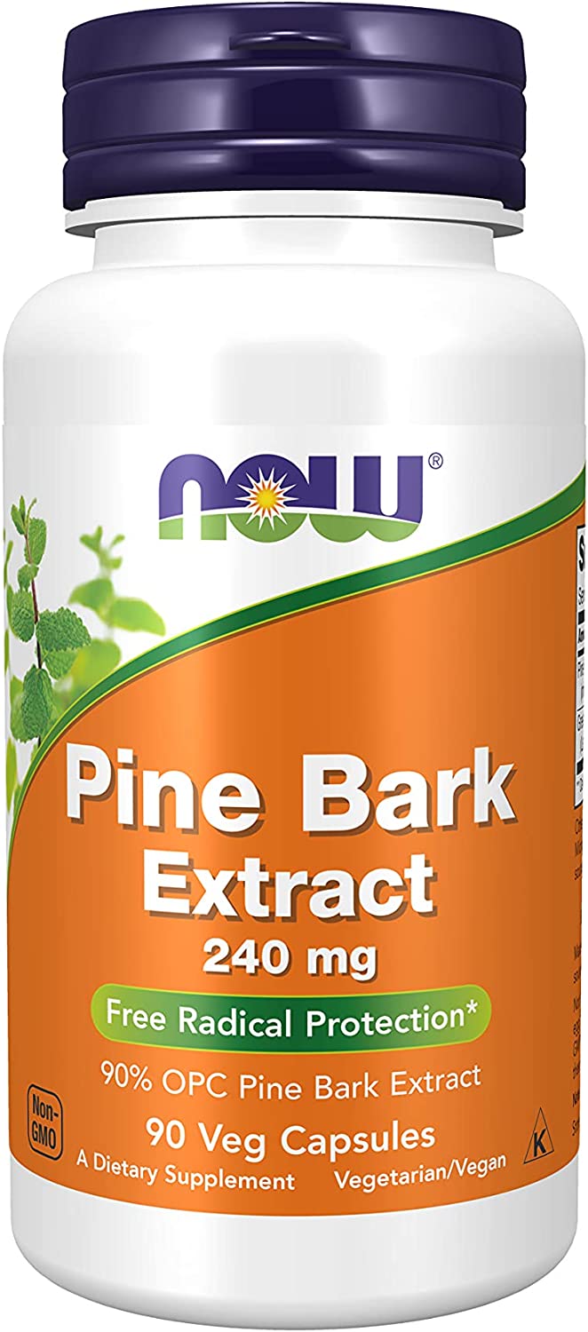 Now Foods Pine Bark Extract Veg Capsules, 240 mg - 90 Count