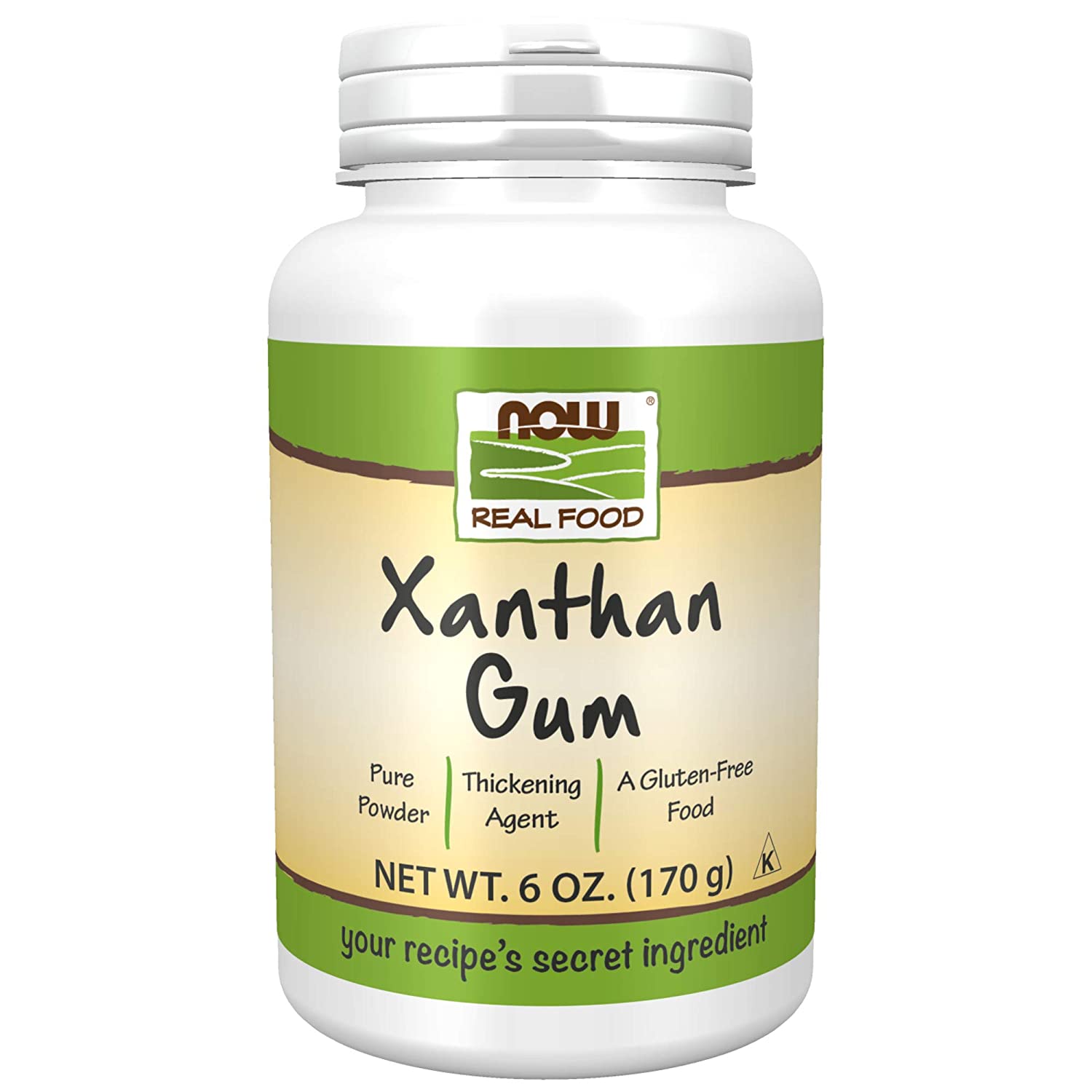 NOW Foods, Xanthan Gum Pure Powder, Kosher and Gluten-Free - 6.0 Ounce (220g)