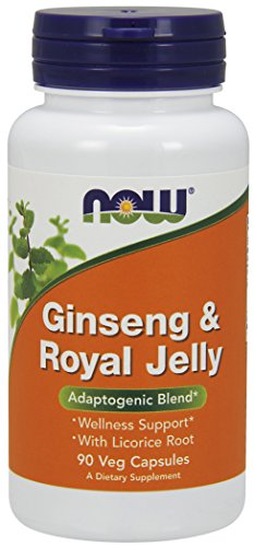 Ginseng & Royal Jelly Veg Capsules Adaptogenic Blend 90 Veg Capsules