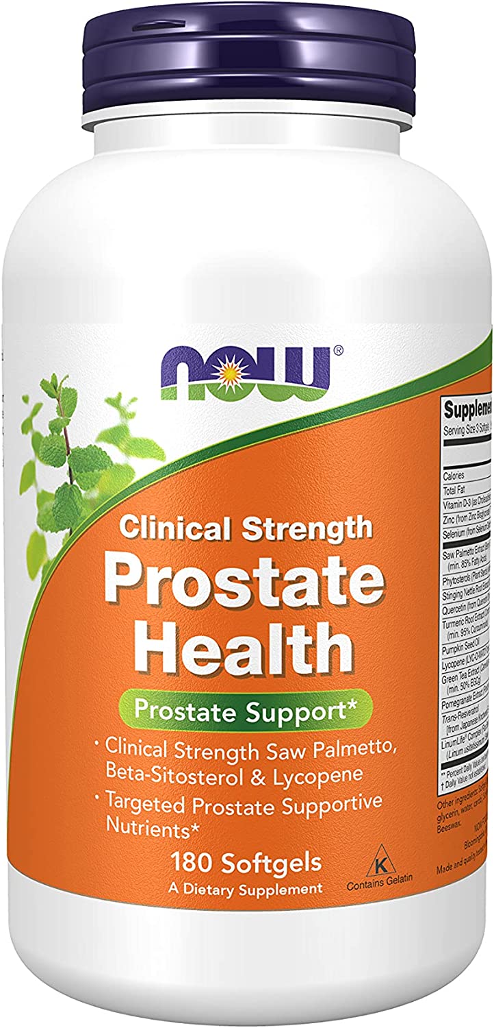 NOW Prostate Health Clinical Strength,180 Softgels