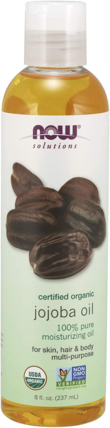 NOW Solutions, Organic Jojoba Oil - 8.0 Fl.Oz (237ml;