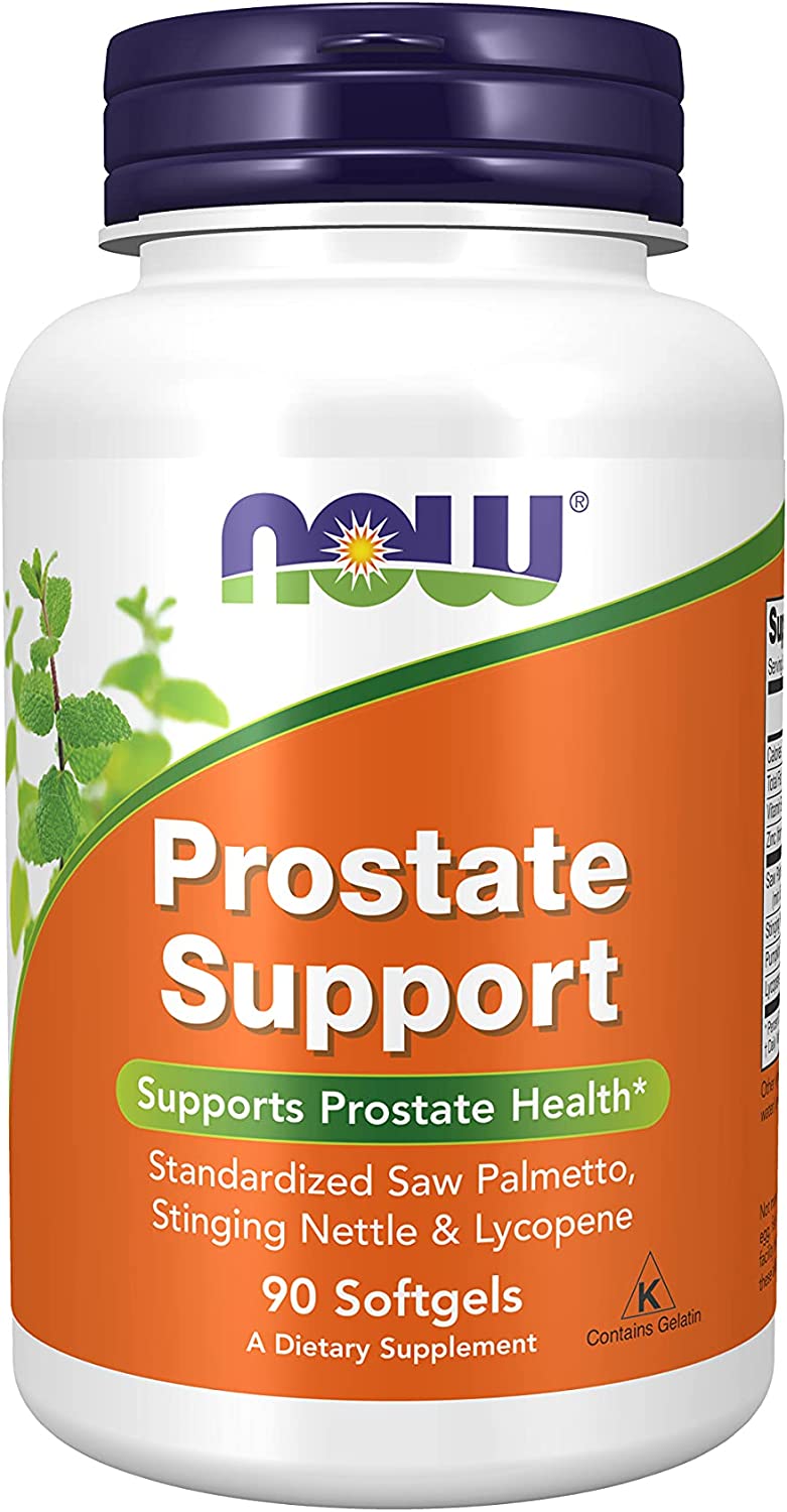 NOW Supplements, Prostate Support, with Standardized Saw Palmetto, Stinging Nettle & Lycopene - 90 Softgels